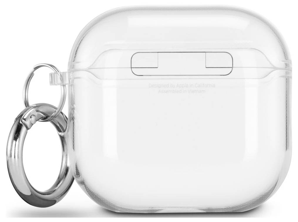 Hama Always Clear Cover AirPods 4 Case Schutzhülle für Ladecase Passend für (Kopfhörer):In-Ear-Kopfhörer Transparent