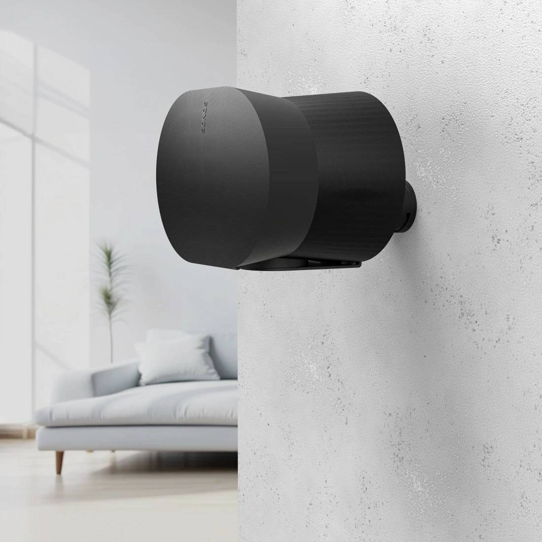 Hama Lautsprecher-Wandhalterung für Sonos Era 100/300, neigbar, schwenkbar, SW Lautsprecher-Wandhalterung