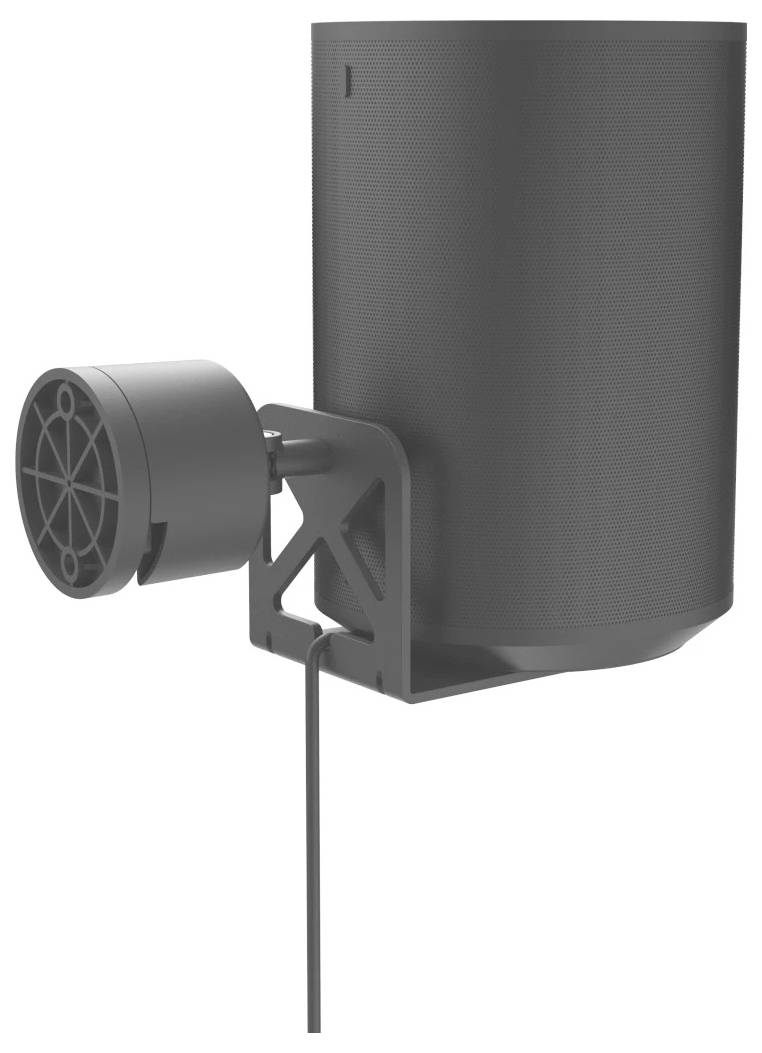 Hama Lautsprecher-Wandhalterung für Sonos Era 100/300, neigbar, schwenkbar, SW Lautsprecher-Wandhalterung