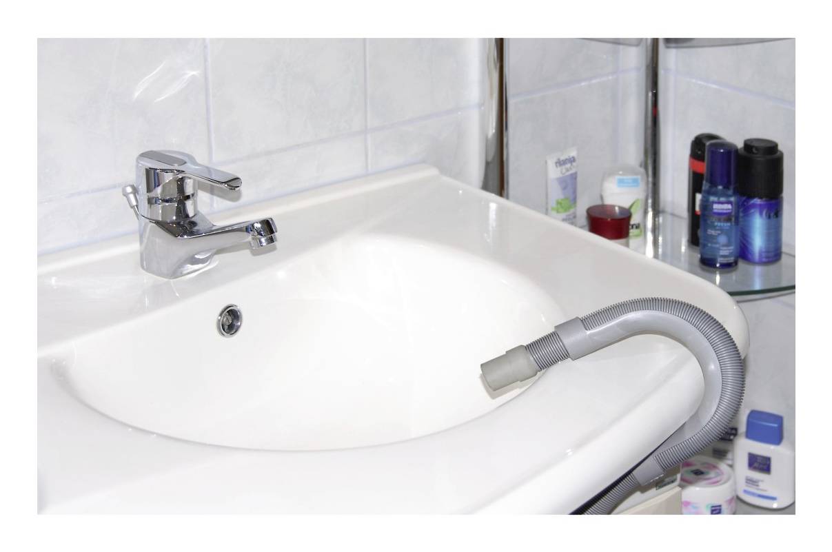 Xavax Ablaufschlauch für Waschmaschinen und Geschirrspüler, 4 m, 1 St./Polybag Wasser Ablaufschlauch