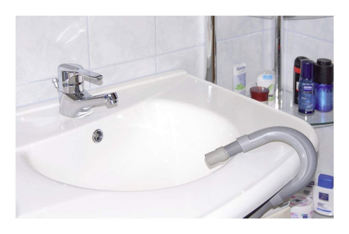 Xavax Ablaufschlauch für Waschmaschinen und Geschirrspüler, 4 m, 1 St./Polybag Wasser Ablaufschlauch