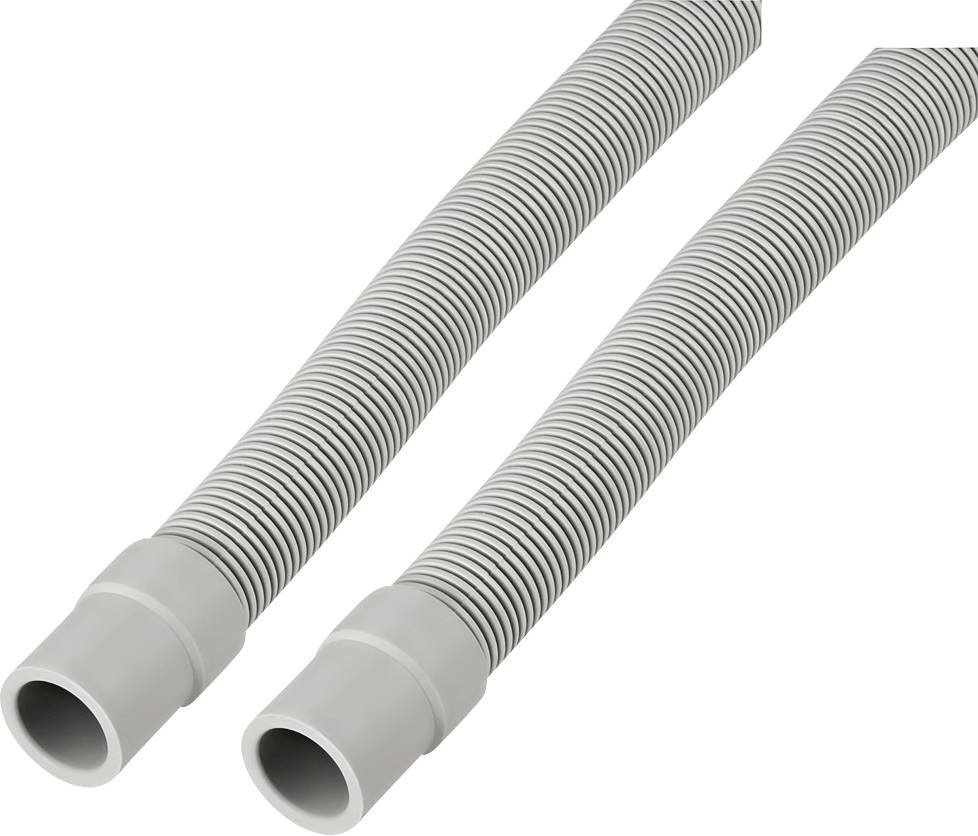 Xavax Ablaufschlauch für Waschmaschinen und Geschirrspüler, 4 m, 1 St./Polybag Wasser Ablaufschlauch