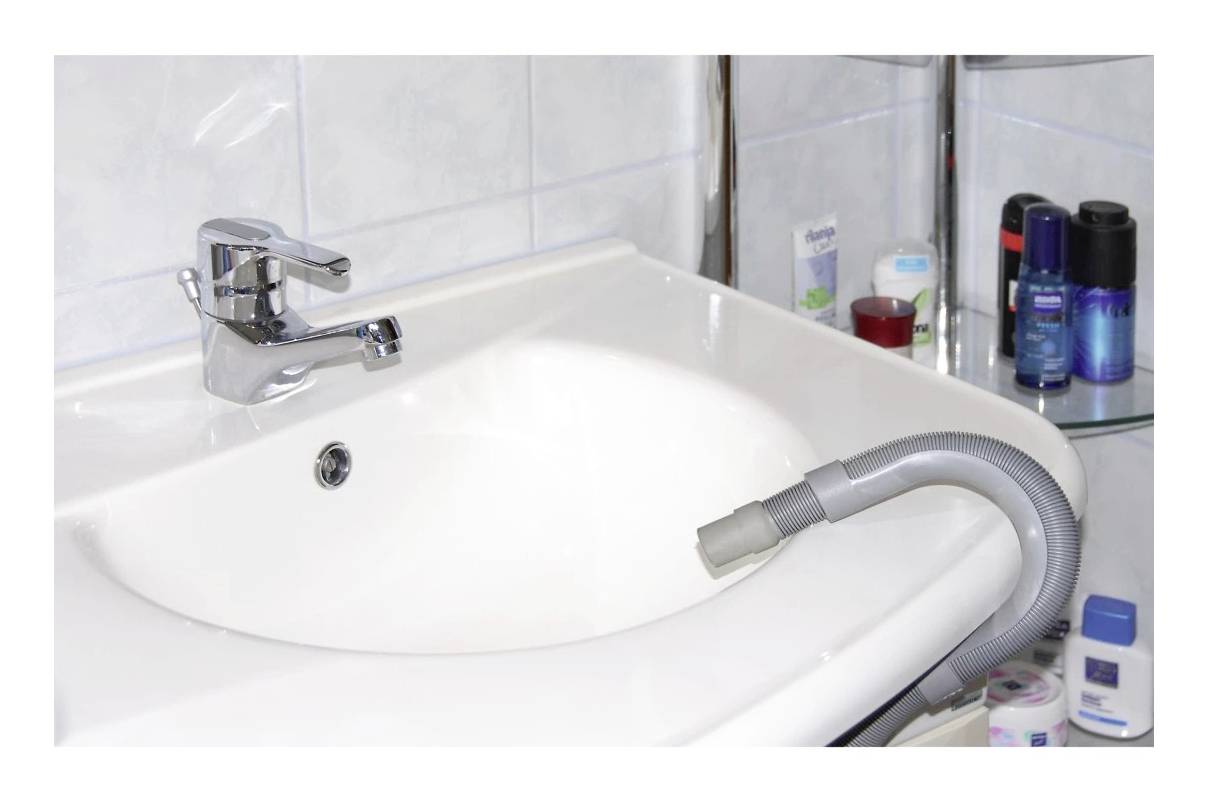 Xavax Ablaufschlauch für Waschmaschinen und Geschirrspüler, 4m Wasser Ablaufschlauch