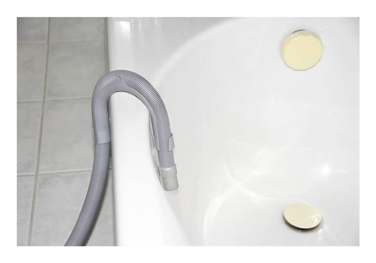 Xavax Ablaufschlauch für Waschmaschinen und Geschirrspüler, 4m Wasser Ablaufschlauch