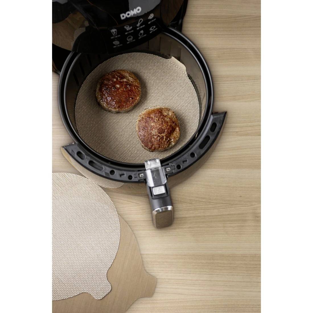 Xavax Schutzeinlage für Heißluftfritteusen, Antihaft-Matten, zuschneidbar Heißluft-Fritteuse Beige