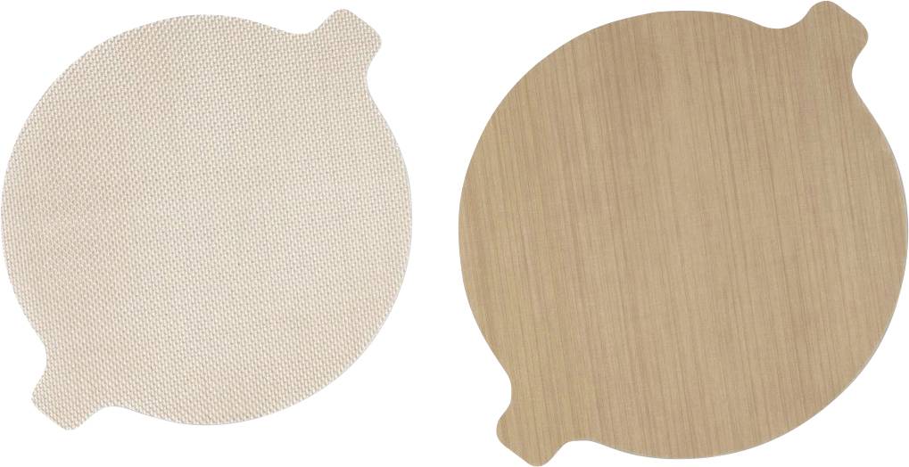 Xavax Schutzeinlage für Heißluftfritteusen, Antihaft-Matten, zuschneidbar Heißluft-Fritteuse Beige