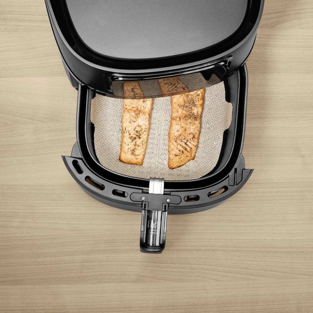 Xavax Schutzeinlage für Heißluftfritteusen, Anti-Haft, zuschneidbar, quadratisch Heißluft-Fritteuse Braun