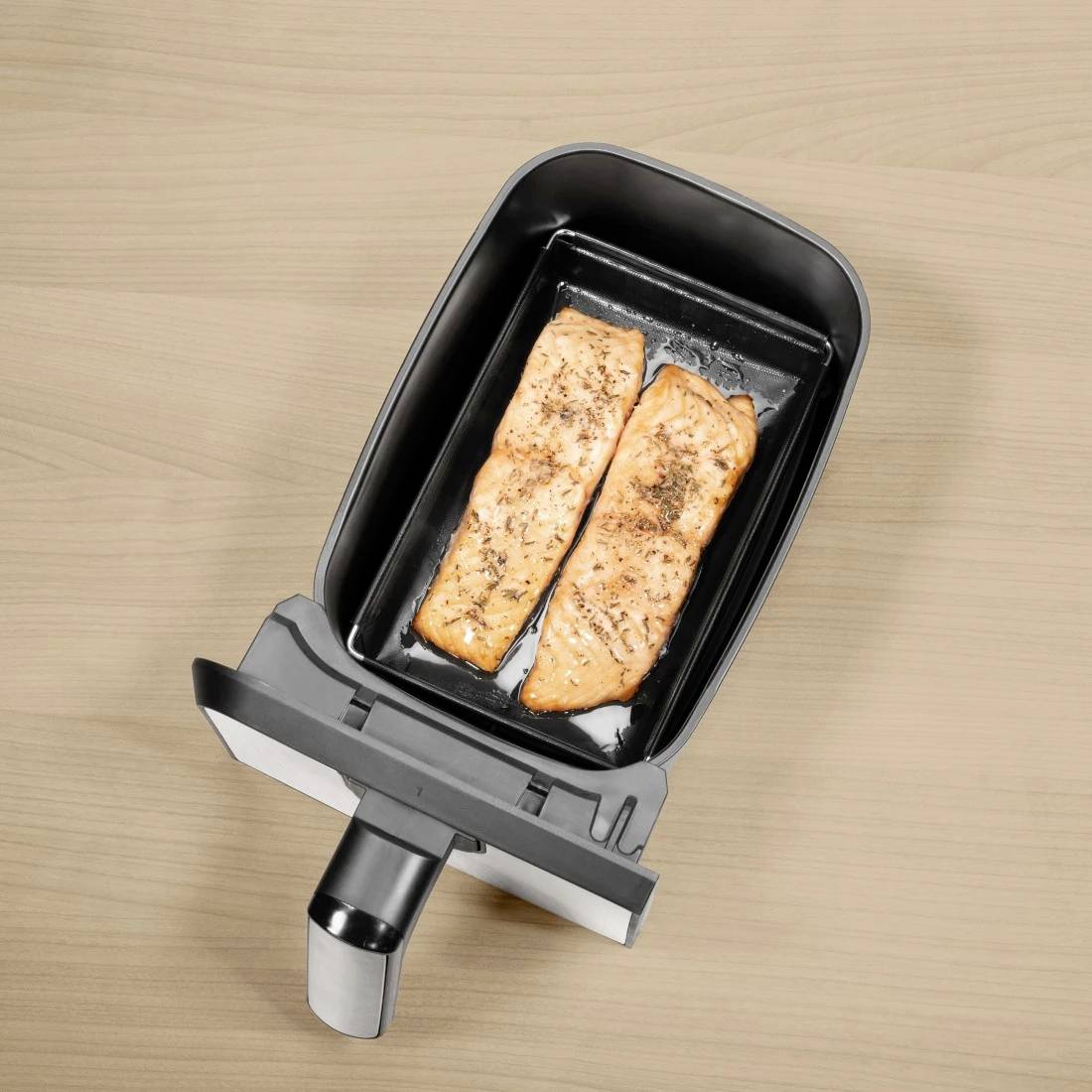 Xavax Einsatz für Heißluftfritteusen, Anti-Haft, ofenfest, 12,5 x 20 cm Heißluft-Fritteuse Schwarz