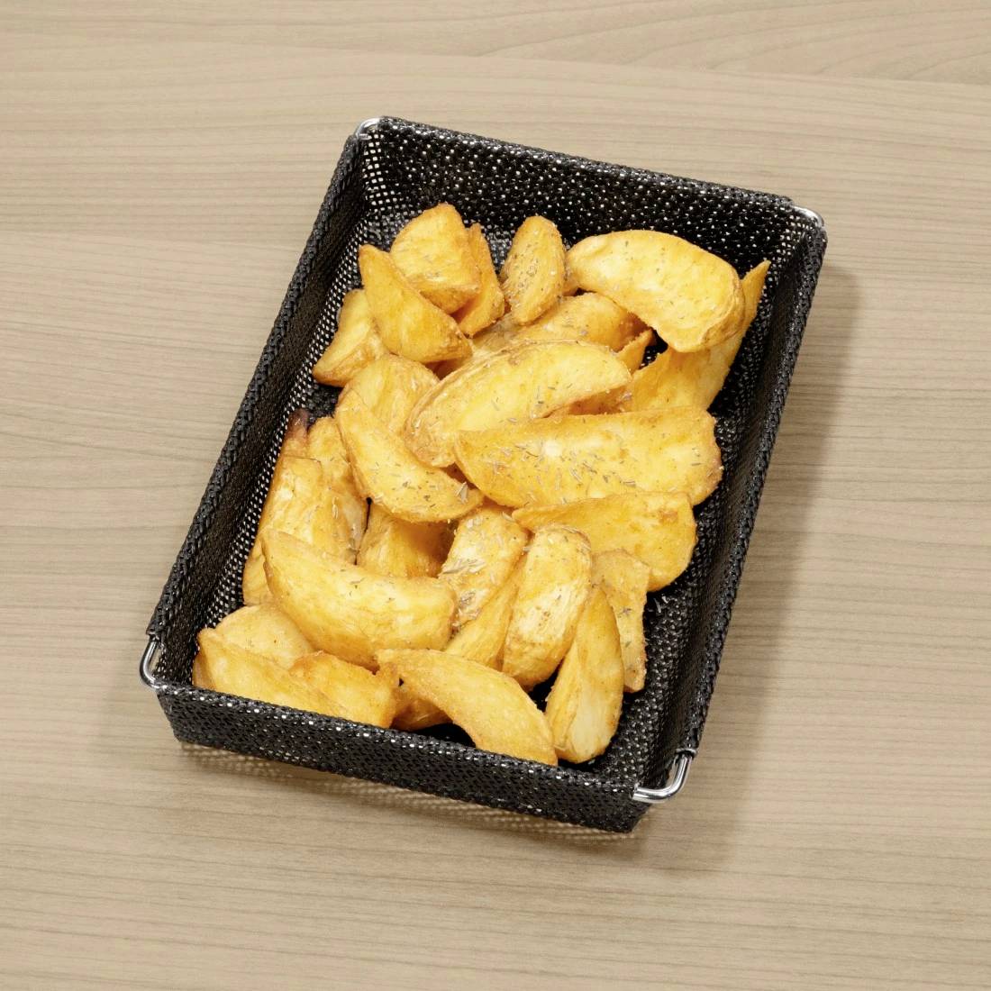 Xavax Gitterkorb für Heißluftfritteusen, Anti-Haft, ofenfest, 12,5 x 20 cm Heißluft-Fritteuse Schwarz