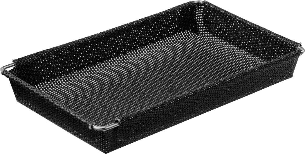 Xavax Gitterkorb für Heißluftfritteusen, Anti-Haft, ofenfest, 12,5 x 20cm Heißluft-Fritteuse Schwarz