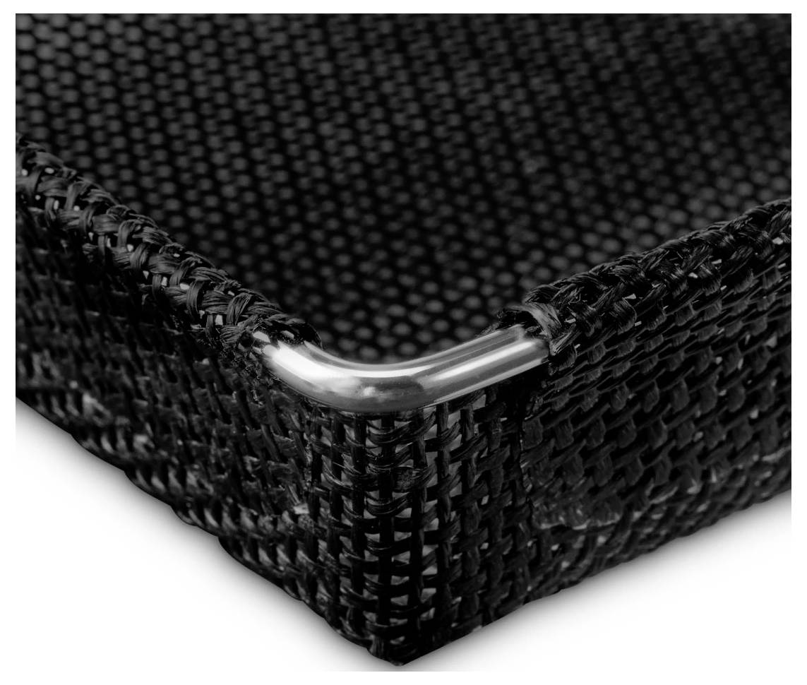 Xavax Gitterkorb für Heißluftfritteusen, Anti-Haft, ofenfest, 12,5 x 20cm Heißluft-Fritteuse Schwarz