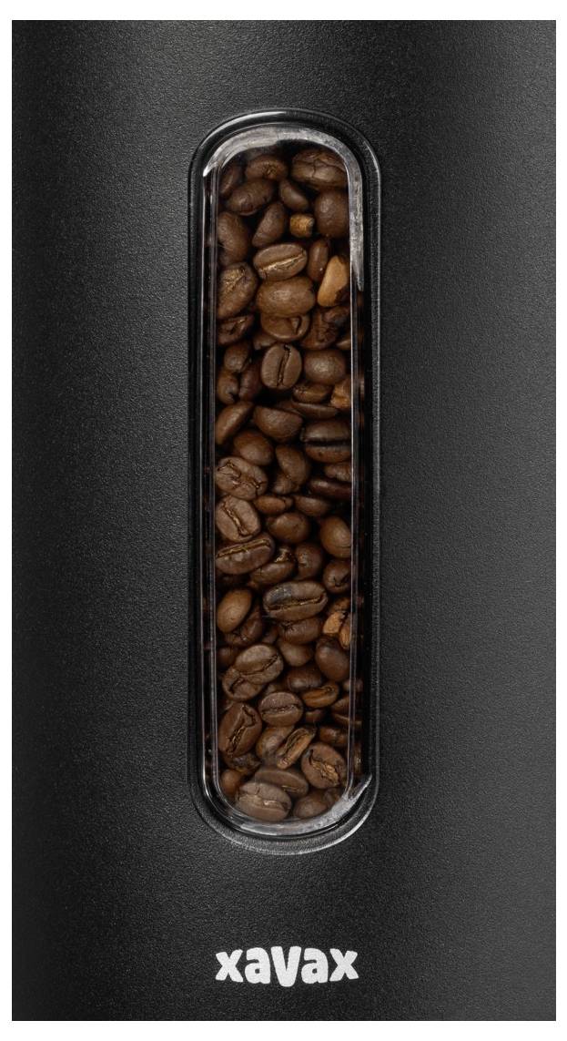 Xavax Kaffeedose für 1,3kg Bohnen o. 1,5kg Pulver, luftdicht, aromadicht, Schwarz 00111262 Dose für Kaffeebohnen