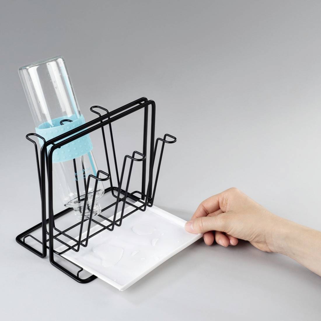 Xavax Abtropfer 00111459 Metall Schwarz 1St.