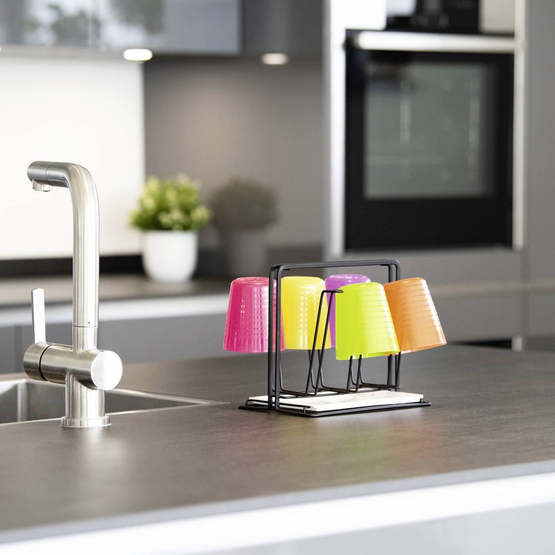 Xavax Abtropfer 00111459 Metall Schwarz 1St.