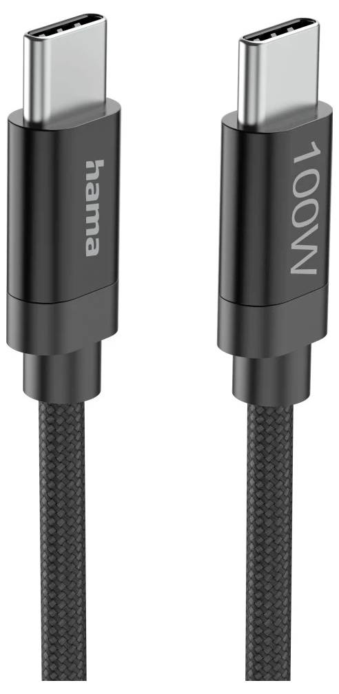Hama USB-C® Kabel 3 m Schwarz 00201749