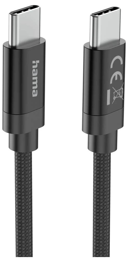 Hama USB-C® Kabel 3 m Schwarz 00201749