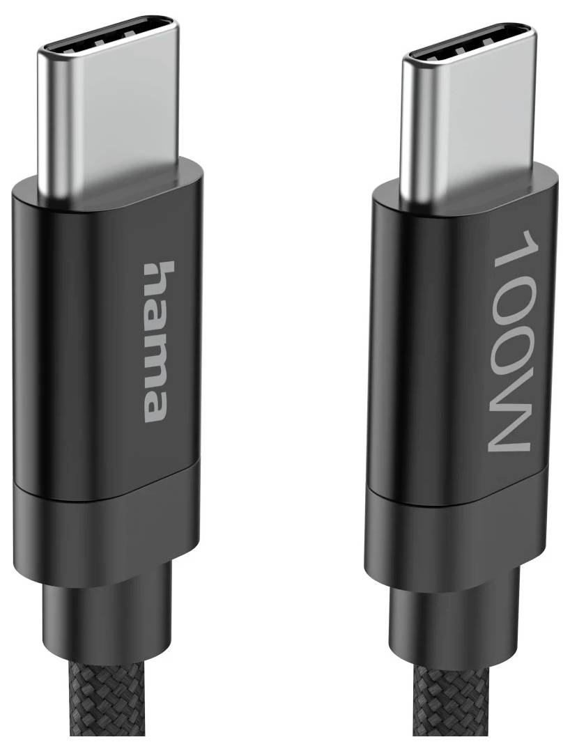 Hama USB-C® Kabel 3 m Schwarz 00201749