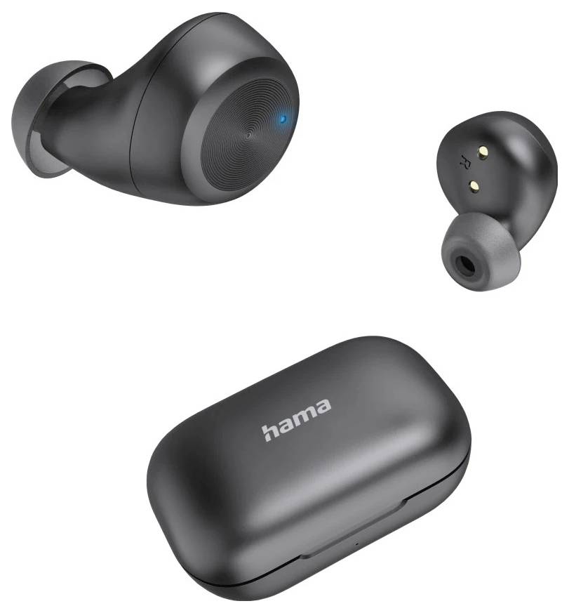 Hama Bluetooth®-Kopfhörer "Spirit Chop II", TWS, In-Ear, Equalizer, Schwarz In Ear Kopfhörer Schwarz Sport