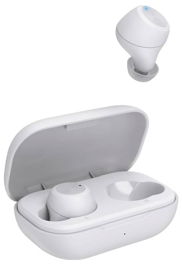 Hama Bluetooth®-Kopfhörer "Spirit Chop II", TWS, In-Ear, Equalizer, Weiß In Ear Kopfhörer Weiß Sport