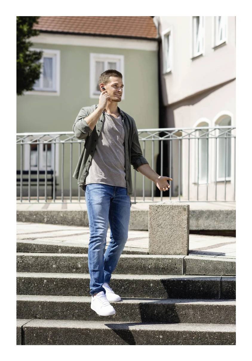 Hama Bluetooth®-Kopfhörer "Spirit Unchained", True Wireless Earbuds, ENC, FC, BL In Ear Kopfhörer Schwarz, Blau