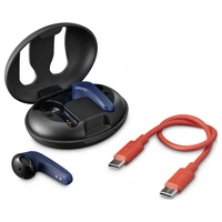 Hama Bluetooth®-Kopfhörer "Spirit Unchained", True Wireless Earbuds, ENC, FC, BL In Ear Kopfhörer Schwarz, Blau Hama Bluetooth®-Kopfhörer "Spirit Unchained", True Wireless Earbuds, ENC, FC, BL In Ear Kopfhörer Schwarz, Blau
