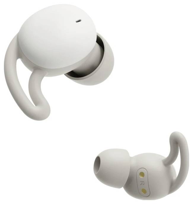 Hama Bluetooth®-Kopfhörer "Spirit Calm", TWS, In-Ear, Schlafkopfhörer, Weiß/Grau In Ear Kopfhörer Beige, Weiß