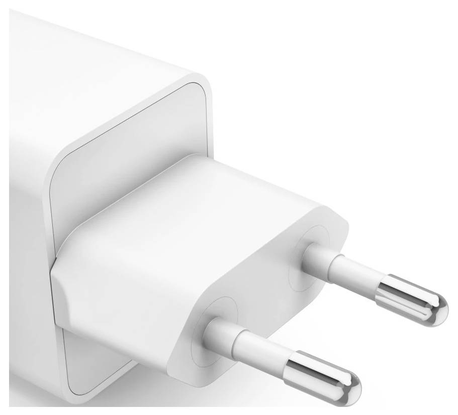 Hama Schnellladegerät, GaN, 2x USB-C, Super-Mini-Ladegerät, PD, 40 W, Weiß USB Ladegerät 40W Weiß