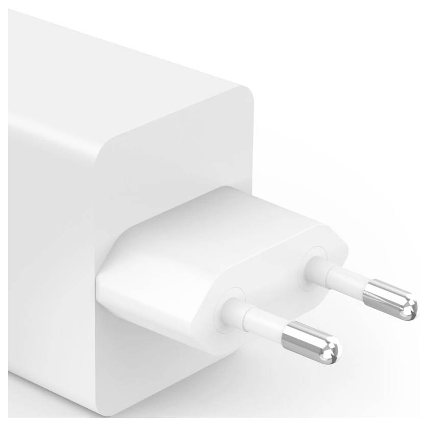 Hama Schnellladegerät, GaN, 2x USB-C, 1x USB-A, Mini-Ladegerät, PD, 100 W, Weiß USB Ladegerät 100W Weiß