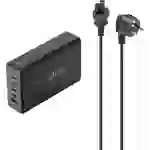 Hama USB-Ladestation 5 Ports, GaN, Schnellladegerät, 4xUSB-C, 1xUSB-A, PD, 240 W USB Ladestation 24 Hama USB-Ladestation 5 Ports, GaN, Schnellladegerät, 4xUSB-C, 1xUSB-A, PD, 240 W USB Ladestation 24