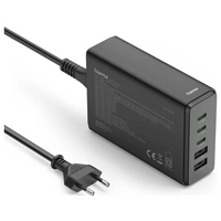 Hama USB-Ladestation 5 Ports, GaN, Schnellladegerät, 3xUSB-C, 2xUSB-A, PD, 140 W USB Ladestation 14 Hama USB-Ladestation 5 Ports, GaN, Schnellladegerät, 3xUSB-C, 2xUSB-A, PD, 140 W USB Ladestation 14