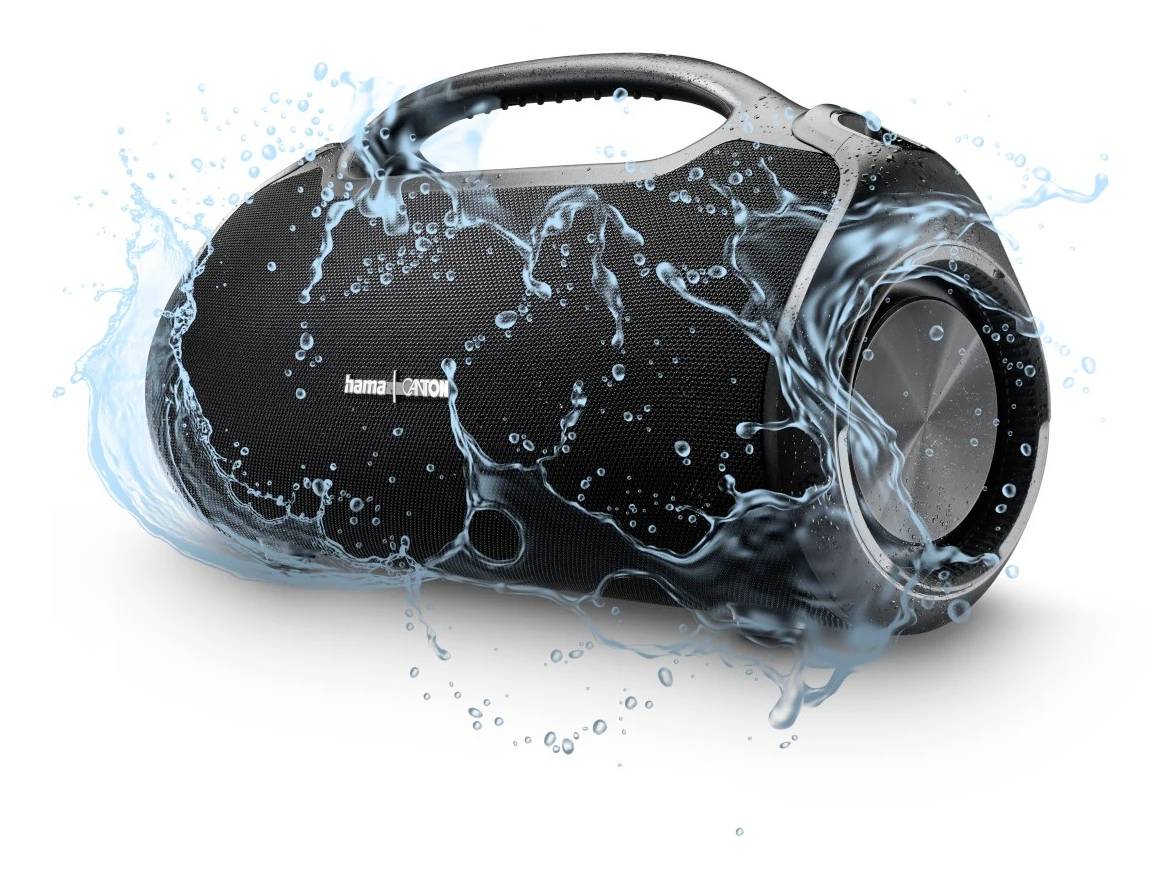 Hama Bluetooth®-Lautsprecher "UltiMate Pro" wasserfest IPX6, PowerPack, 120W, SW Bluetooth® Lautsprecher Schwarz