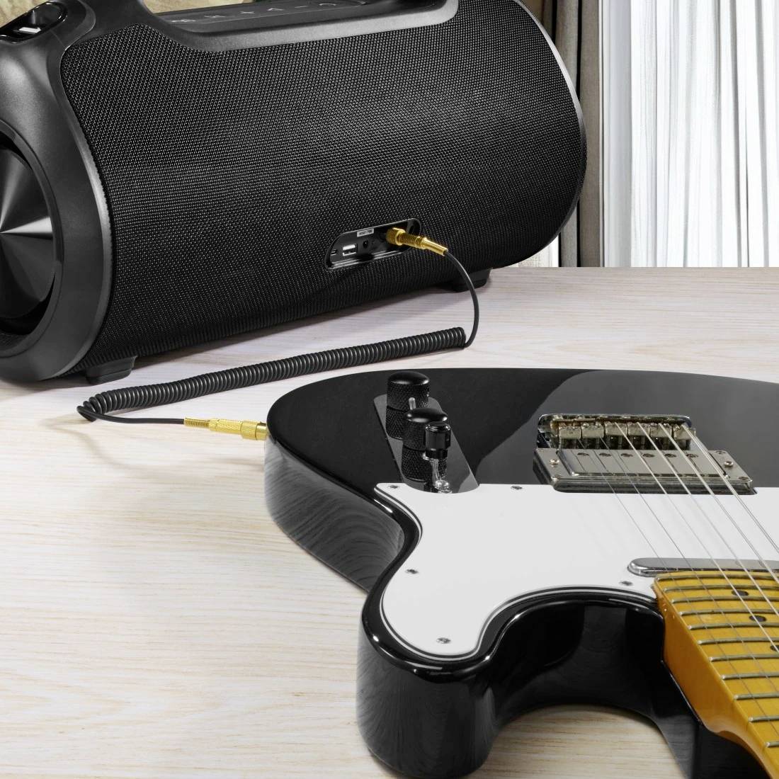 Hama Bluetooth®-Lautsprecher "UltiMate Pro" wasserfest IPX6, PowerPack, 120W, SW Bluetooth® Lautsprecher Schwarz