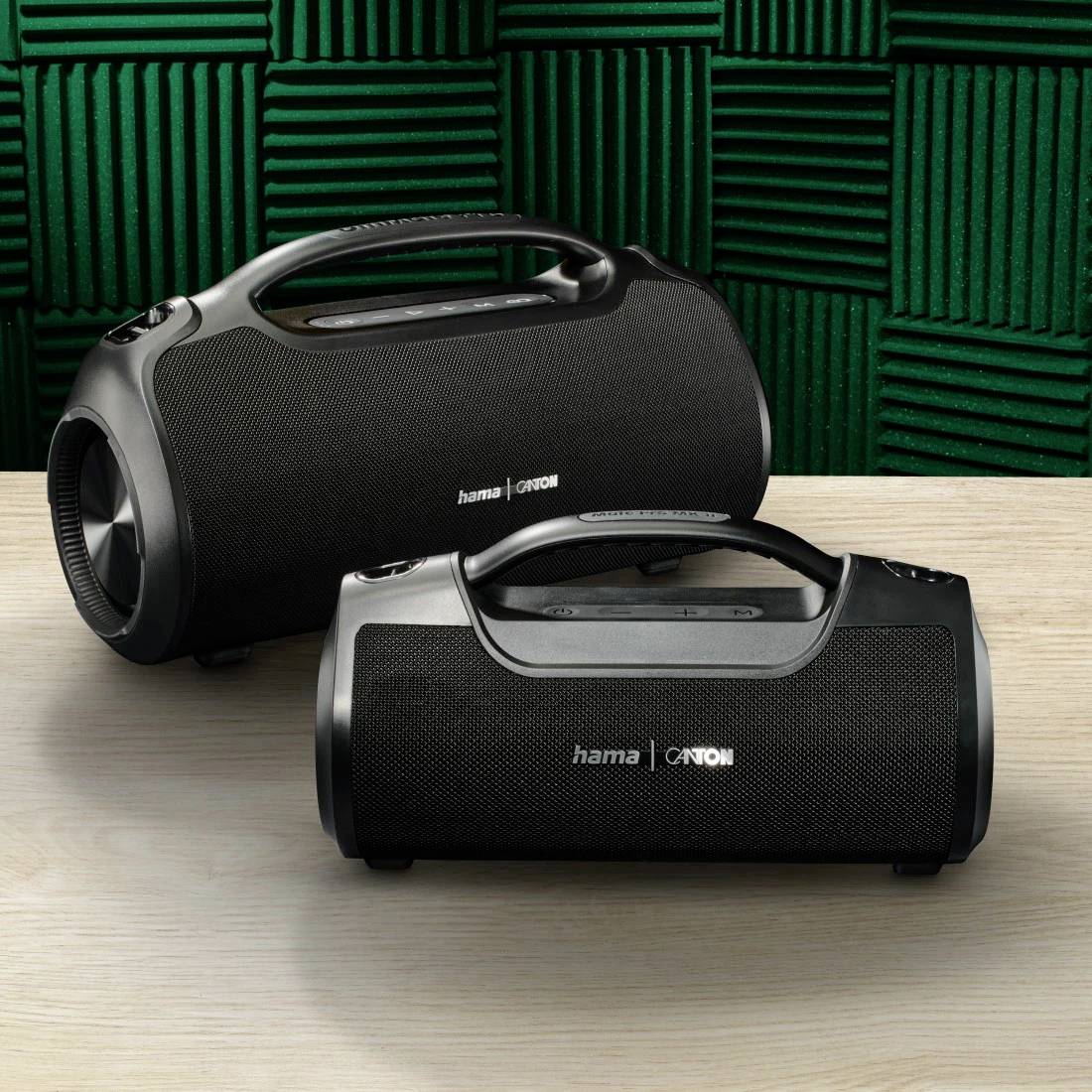 Hama Bluetooth®-Lautsprecher "UltiMate Pro" wasserfest IPX6, PowerPack, 120W, SW Bluetooth® Lautsprecher Schwarz