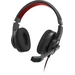 Hama PC-Office-Headset "HS-USB400 V2", Stereo, Schwarz On Ear Headset Schwarz, Rot Hama PC-Office-Headset "HS-USB400 V2", Stereo, Schwarz On Ear Headset Schwarz, Rot