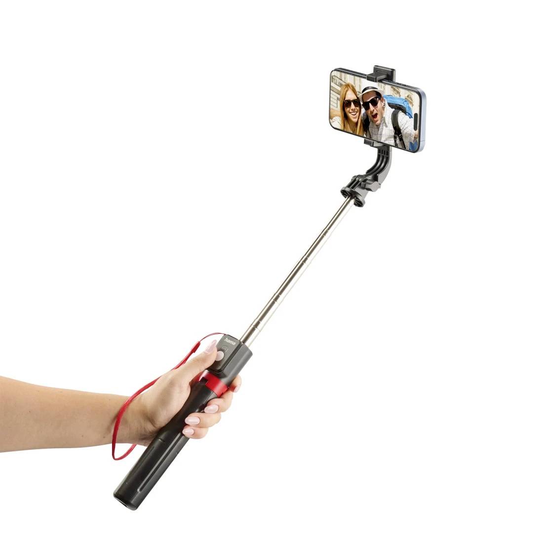 Hama Selfie-Stick-Stativ "Fancy Stand 110 II" für Handy, Bluetooth®-Fernauslöser Selfie Stick Schwarz
