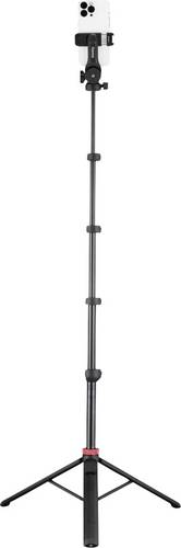 Hama Handy-Stativ Solid 160 2D , Reisestativ, Fernauslöser, max. 160 cm Dreibeinstativ Schwarz