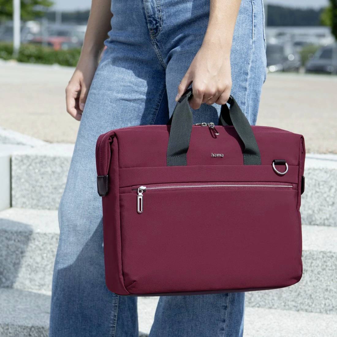 Hama Notebook Tasche Laptop-Tasche "Ultimate", 40 - 41cm (15,6" - 16,2"), Rot Passend für maximal: 41,1cm (16,2") Rot