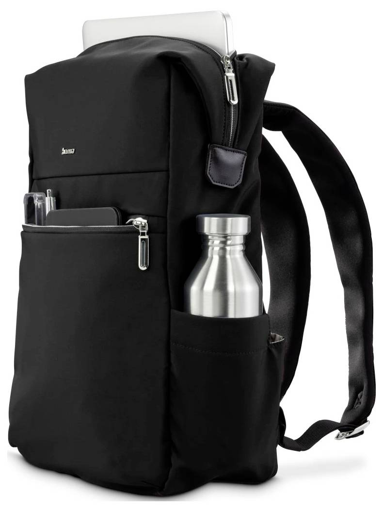 Hama Notebook Rucksack Laptop-Rucksack "Ultimate", bis 41 cm (16,2"), Schwarz Passend für maximal: 41,1 cm (16,2") Schwarz