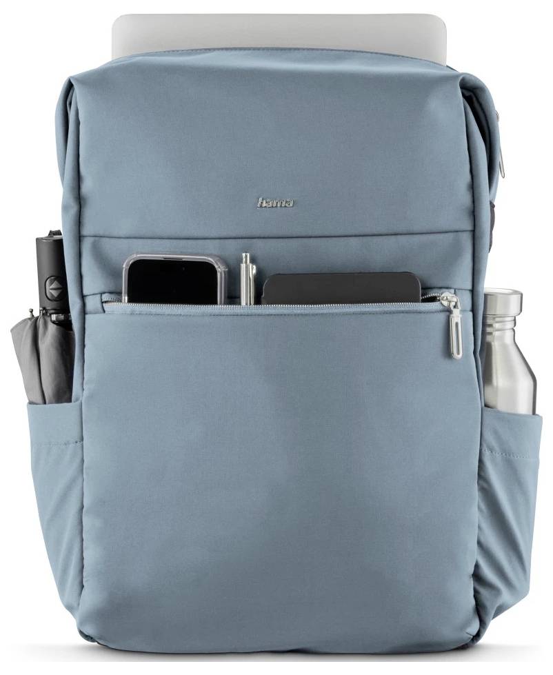 Hama Notebook Rucksack Laptop-Rucksack "Ultimate", bis 41cm (16,2"), Blau Passend für maximal: 41,1cm (16,2") Blau
