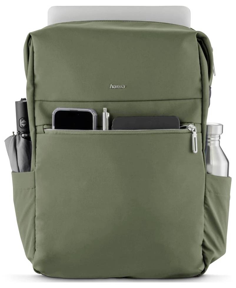 Hama Notebook Rucksack Laptop-Rucksack "Ultimate", bis 41cm (16,2"), Grün Passend für maximal: 41,1cm (16,2") Grün