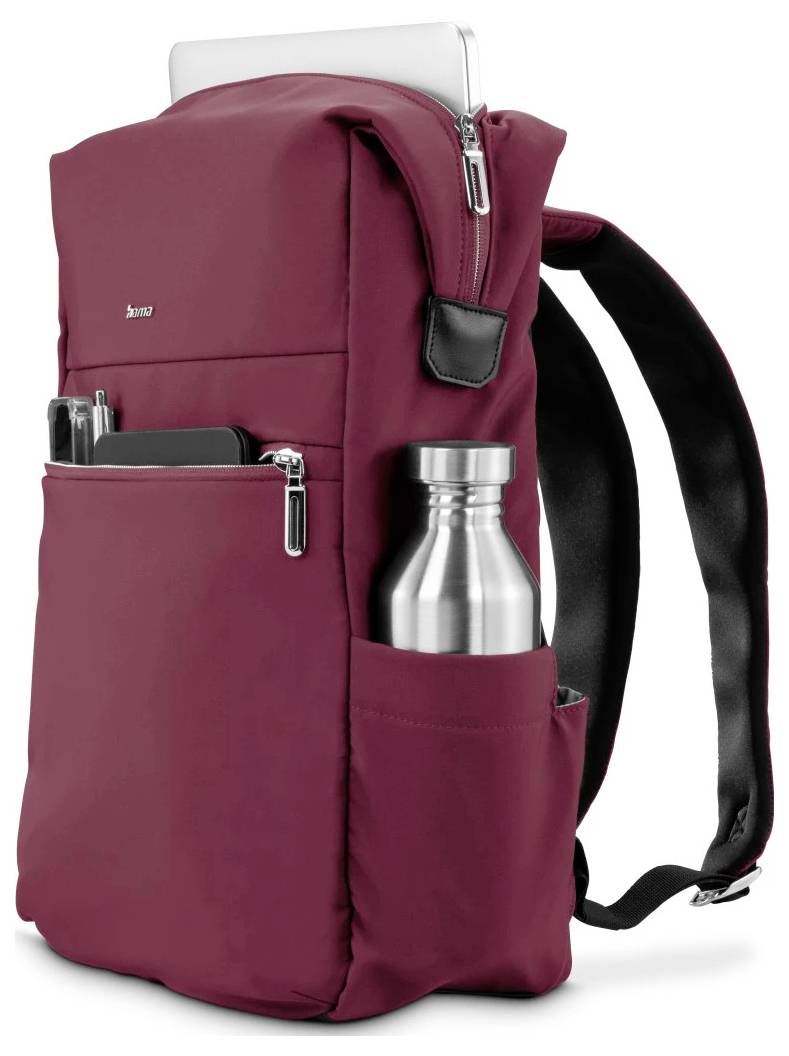 Hama Notebook Rucksack Laptop-Rucksack "Ultimate", bis 41cm (16,2"), Rot Passend für maximal: 41,1cm (16,2") Rot