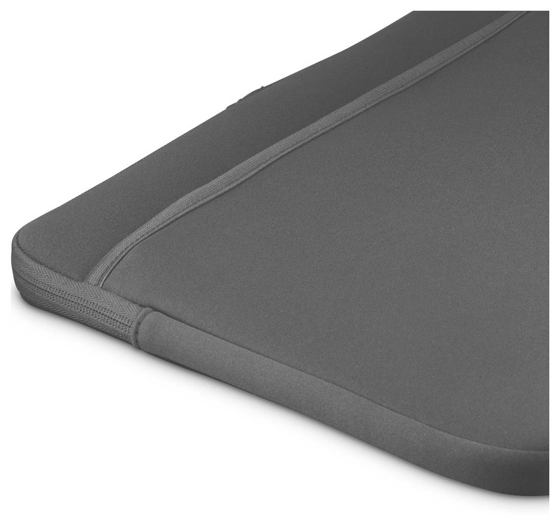 Hama Notebook Hülle Laptop-Sleeve "Neoprene" mit Vorderfach, 36 - 40cm (14,1"-15,6"), Schwarz Passend für maximal: 39,6cm (15,6")