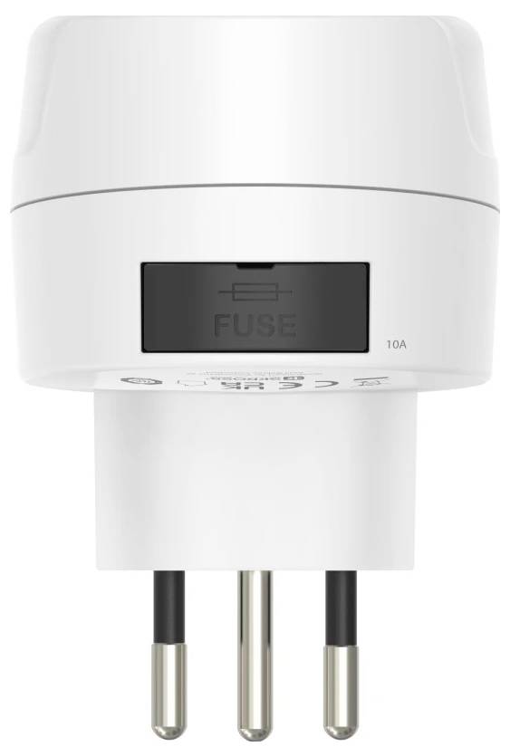 Hama 00223484 Reiseadapter Reiseadapter Typ J, L, N, 3-polig, für die Schweiz, Italien und Brasilien