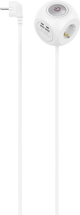 Hama 00223195 Steckdosenleiste Weiß 1St.