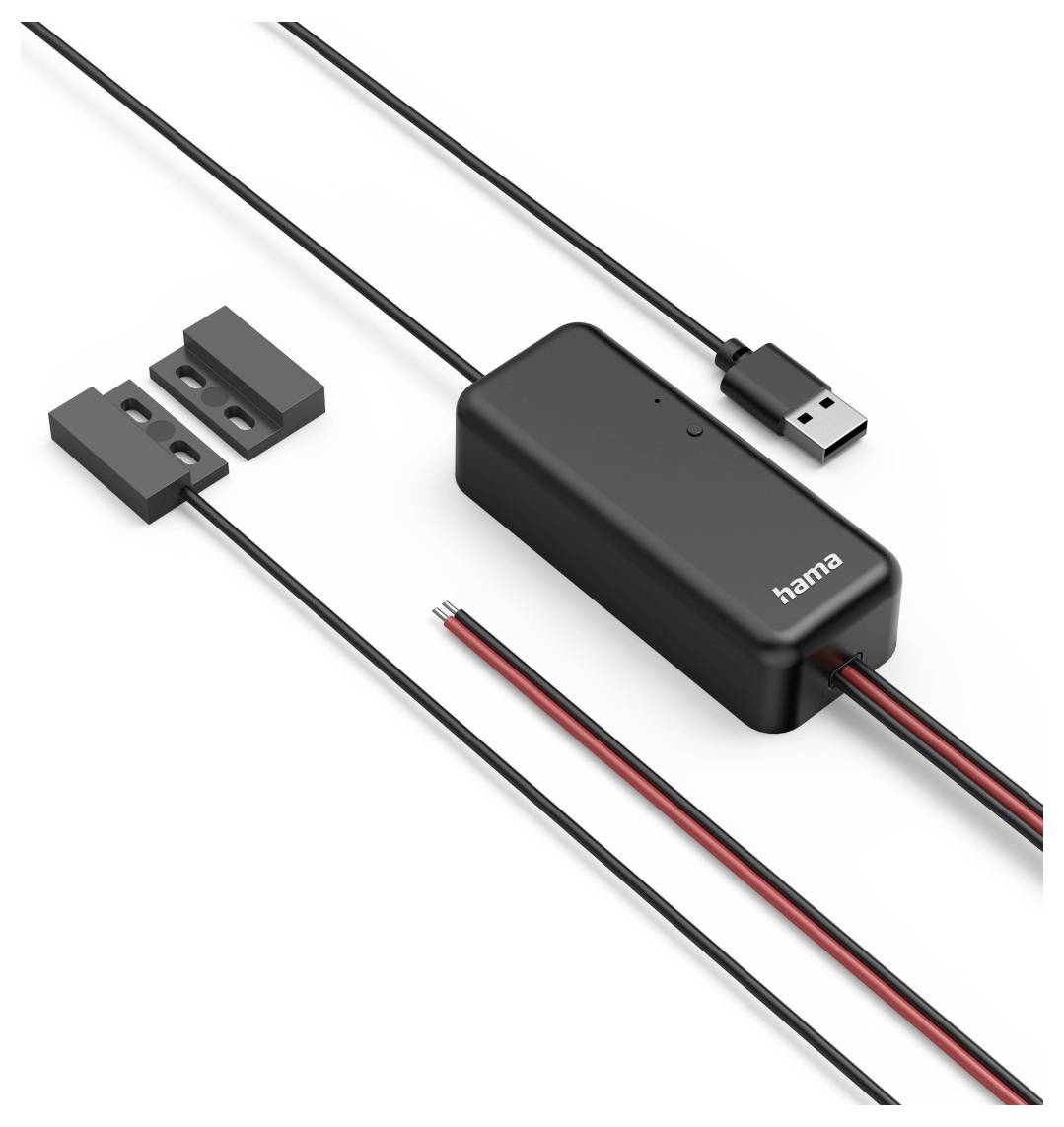 Hama Smarter Garagentor-Öffner, WLAN, mit Sensor, Steuerung per App/Sprachbefehl Garagentorantrieb, Garagentortaster