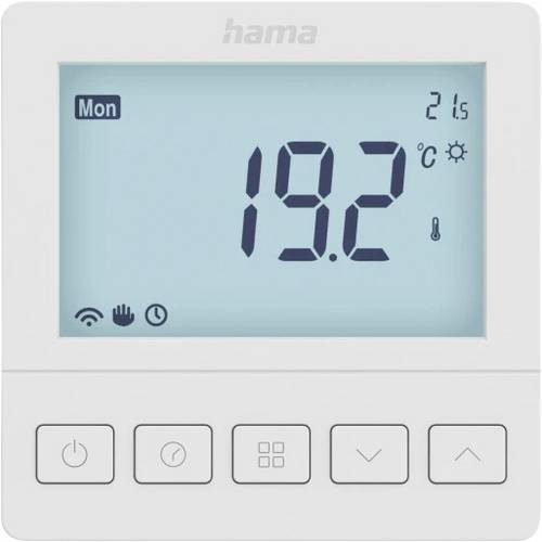 Hama Smartes Fußbodenheizungs-Thermostat, Unterputz, per App/Sprache steuern Fußbodenheizungssteuer
