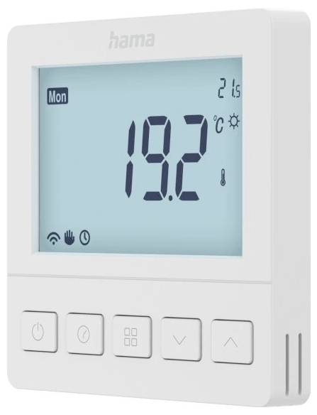 Hama Smartes Fußbodenheizungs-Thermostat, Unterputz, per App/Sprache steuern Fußbodenheizungssteuer