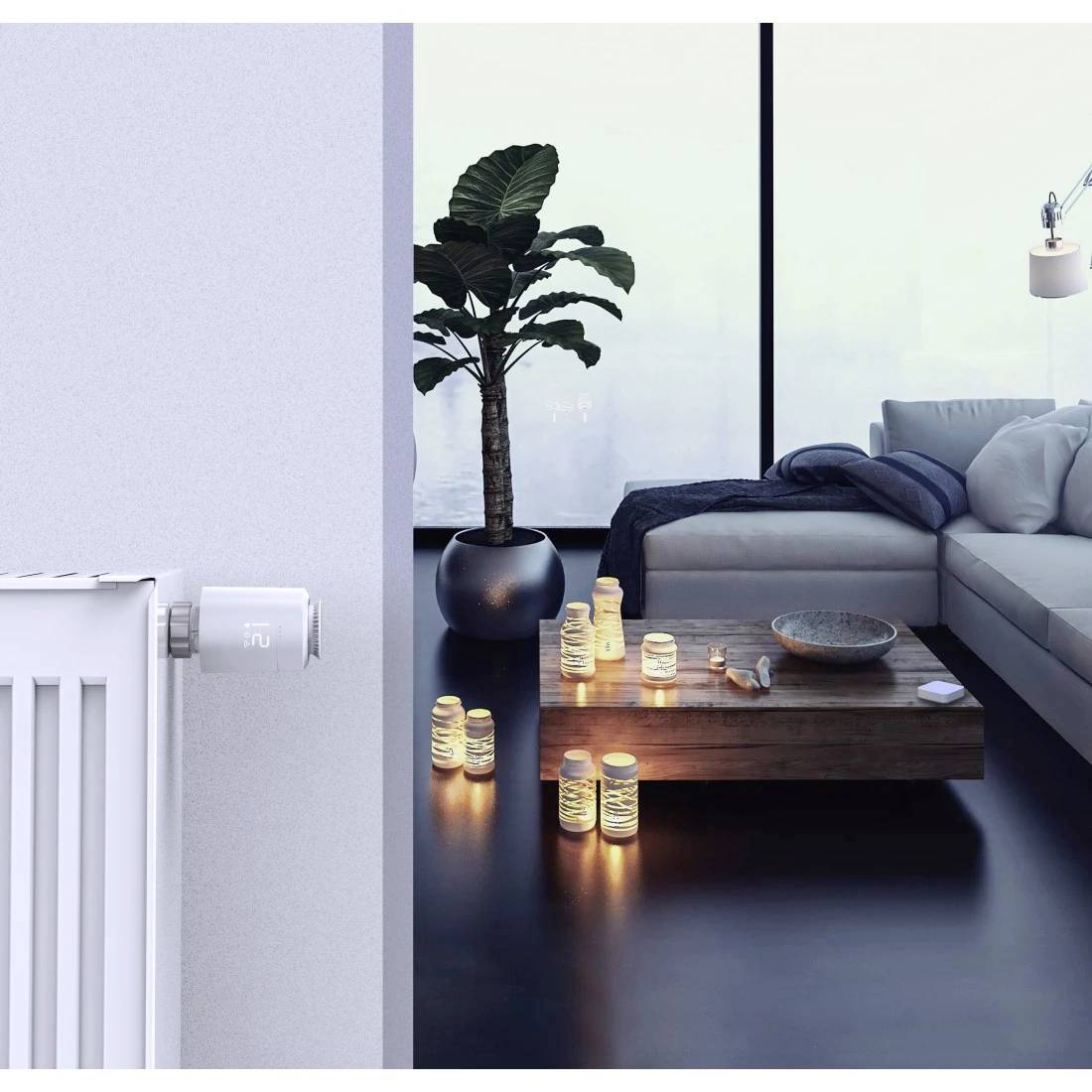 Hama Smarte WLAN-Heizungssteuerung, 2x Smartes Heizkörperthermostat + Zentrale Heizkörperthermostat