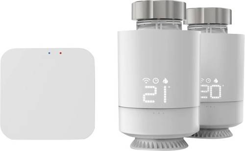 Hama Smarte WLAN-Heizungssteuerung, 2x Smartes Heizkörperthermostat + Zentrale Heizkörperthermostat