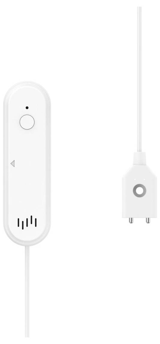 hama 00176668 Smarter Wassermelder, Zigbee, 80dB, mit Ton und Push-Benachrichtigung